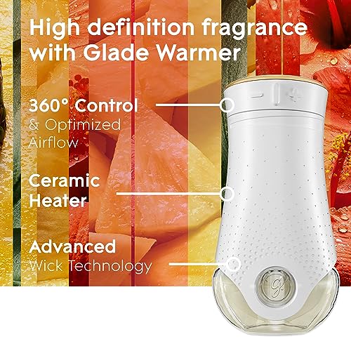 Glade PlugIns Refills Air Freshener, Scented and Essential Oils for Home and Bathroom, Apple Cinnamon, 6.7 Fl Oz, 10 Count