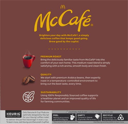 McCafe Premium Medium Roast K-Cup Coffee Pods (32 Pods)