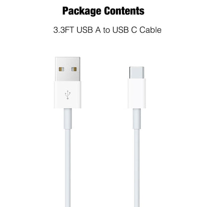 iPhone 15 Car Carplay Cable, USB A to USB C Cable for iPhone 15, 15 Pro Max, 15 Plus, iPad 10th Gen, iPad Pro 12.9/11, iPad Air 5th/ 4th Gen,Mini 6th Gen Charger Cord, Car Charging Cable (3.3ft White)