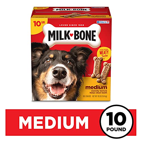 Milk-Bone Original Dog Treats for Medium Dogs, 24 Ounce, Crunchy Biscuit Helps Clean Teeth