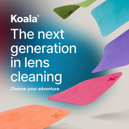 Koala Lens Cleaning Cloth | Japanese Microfiber | Glasses Cleaning Cloths | Eyeglass Lens Cleaner | Eyeglasses, Camera Lens, VR/AR Headset, and Screen Cleaning