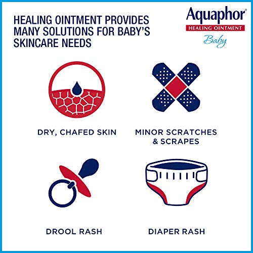 Aquaphor Baby Healing Ointment To-Go Pack - Advanced Therapy for Chapped Cheeks and Diaper Rash -2 Count(Pack of 1)