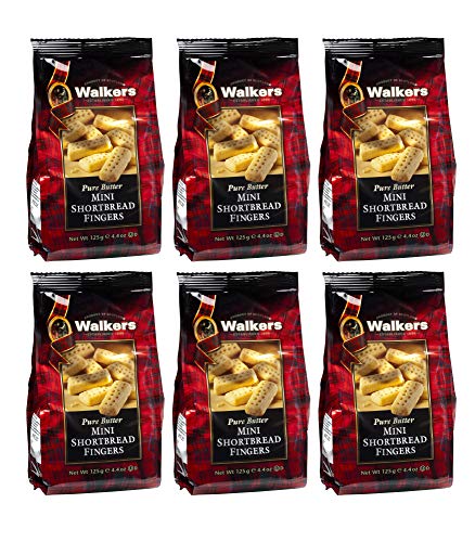 Walker’s All-Butter Shortbread Fingers - 2-Count Snack Packs (Pack of 24) - Authentic Shortbread Cookies from Scotland