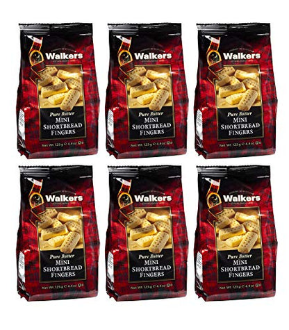 Walker’s All-Butter Shortbread Fingers - 2-Count Snack Packs (Pack of 24) - Authentic Shortbread Cookies from Scotland