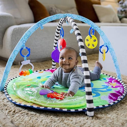 Baby Einstein 4-in-1 Kickin' Tunes Music and Language Play Gym and Piano Tummy Time Activity Mat