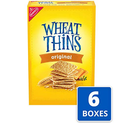 Wheat Thins Original Whole Grain Wheat Crackers, Party Size, 20 oz Box