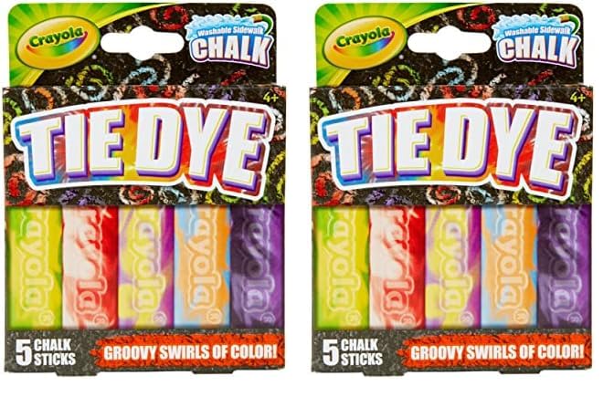 Crayola Tie Dye Chalk 5ct