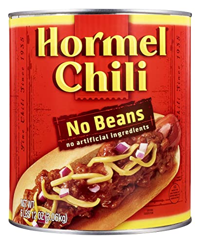 HORMEL Chili Chunky Beef Chili with Beans, No Artificial Ingredients, 15 Oz