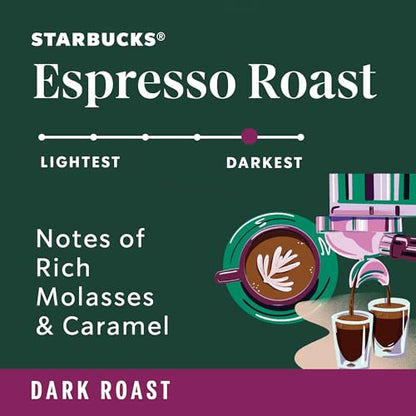 Starbucks Blonde Espresso Roast Whole Coffee Beans, 200g