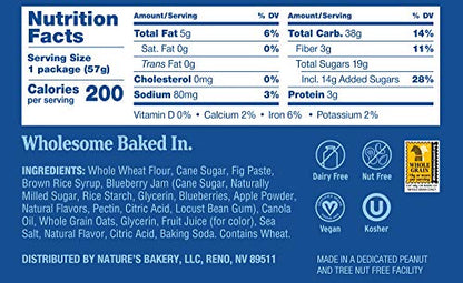 Nature's Bakery Fig Bar, Apple Cinnamon, 2 oz