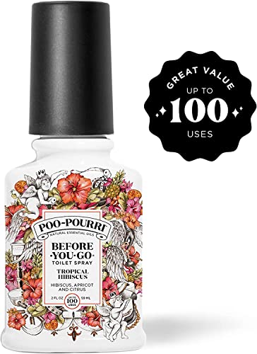 Poo-Pourri Before-You-Go Toilet Spray, Beach Bum, 1 Fl Oz Pocket Travel Size - Coconut, Orchid and Toasted Praline