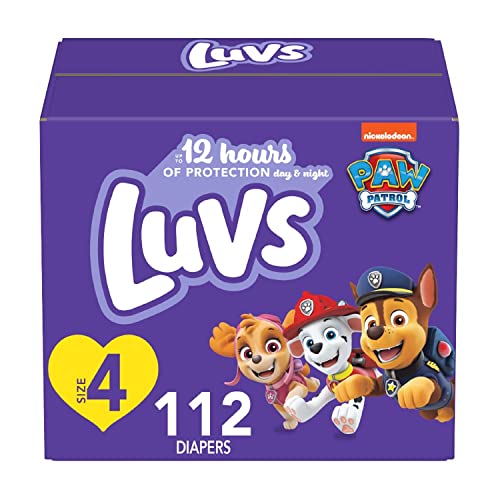 Luvs Diapers - Size 5, 172 Count, Paw Patrol Disposable Baby Diapers