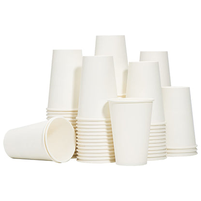 [100 Pack] 3 oz Bathroom Paper Cups, Disposable Paper Cups, Mouthwash Cups, Paper Coffee Cups, Ideal for Bathroom