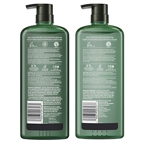 Herbal Essences Sulfate Free Shampoo with Honey for Daily Moisture, Nourishes Dry Hair, Moisturizing Shampoo with Certified Camellia Oil and Aloe Vera, Lightweight For All Hair Types, 33.8oz