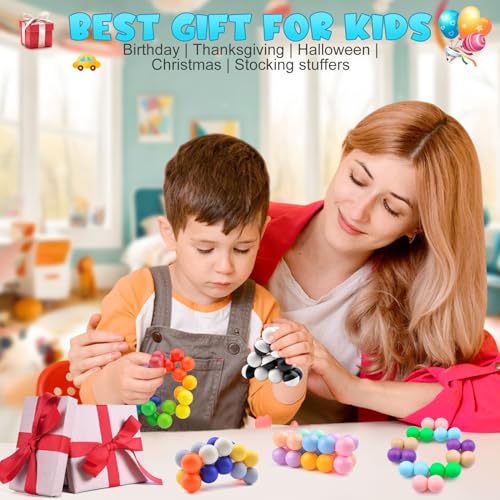 Autism Sensory Toys for Autistic Children, Fidget Toys for Adults Kids , Autism Toys for Toddlers 3-4, Easter Basket Stuffers Valentines Gift,Airplane Car Travel Toys for Kids Ages 3-5