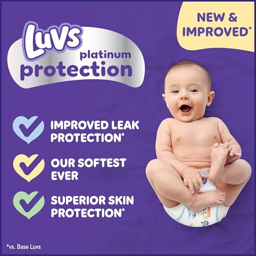 Luvs Diapers - Size 5, 172 Count, Paw Patrol Disposable Baby Diapers