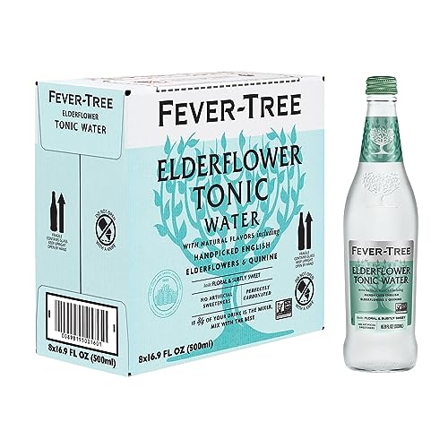 Fever-Tree Light Tonic Water Cans, 5.07 Fl Oz (Pack of 24), Lower in Calories, No Artificial Sweeteners, Flavorings or Preservatives (Packaging may vary)