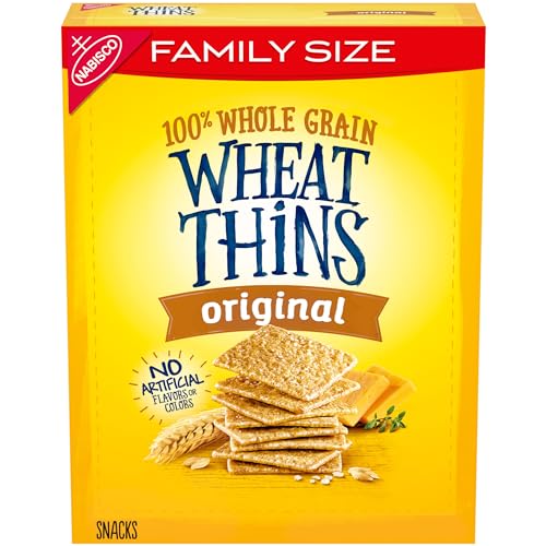 Wheat Thins Original Whole Grain Wheat Crackers, Party Size, 20 oz Box