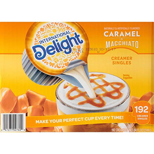 International Delight Coffee Creamer Singles, Sweet & Creamy, Shelf Stable Flavored Creamer, 24 Ct, 16 FL Oz, Pre-Portioned Creamers