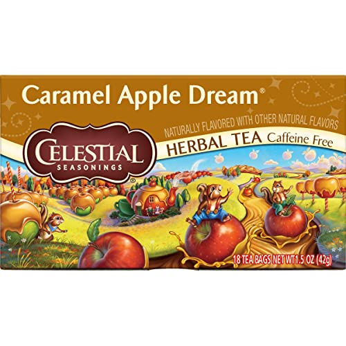 Celestial Seasonings Country Peach Passion Herbal Tea, Caffeine Free, 20 Tea Bags Box, (Pack of 6)