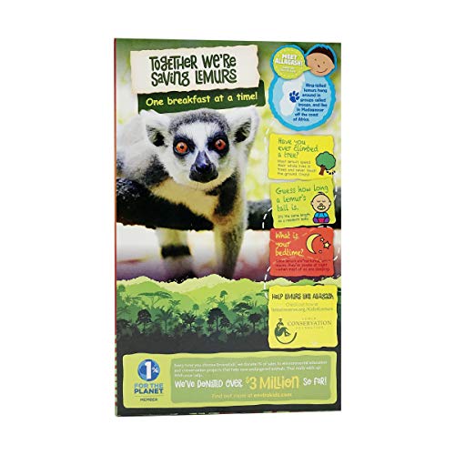 EnviroKidz Leapin’ Lemurs Peanut Butter & Chocolate Organic Cereal,10 Oz Box,Gluten Free