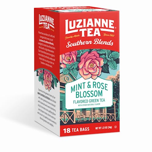 Luzianne Decaffeinated Iced Tea Bags, Family Size, 24ct Box (Pack of 6)