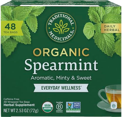 Traditional Medicinals Tea, Organic Roasted Dandelion Root, Supports Kidney Function & Healthy Digestion, 48 Tea Bags