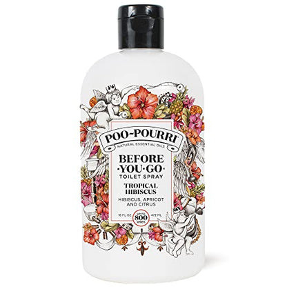 Poo-Pourri Before-You-Go Toilet Spray, Beach Bum, 1 Fl Oz Pocket Travel Size - Coconut, Orchid and Toasted Praline