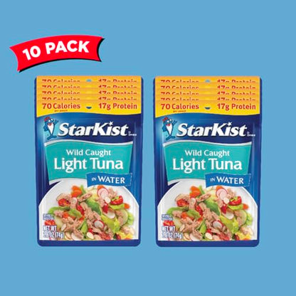 StarKist Chunk Light Tuna in Water, 2.6 Ounce (Pack of 10)