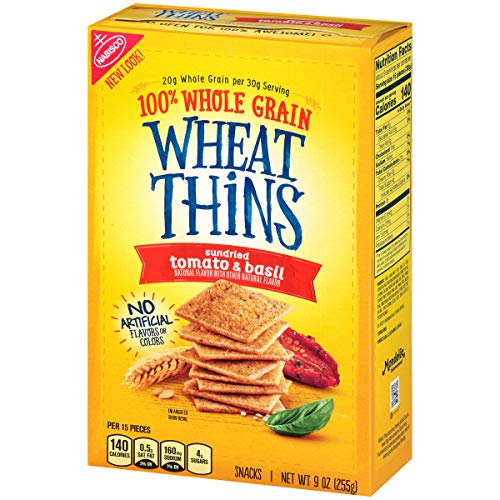 Wheat Thins Original Whole Grain Wheat Crackers, Party Size, 20 oz Box