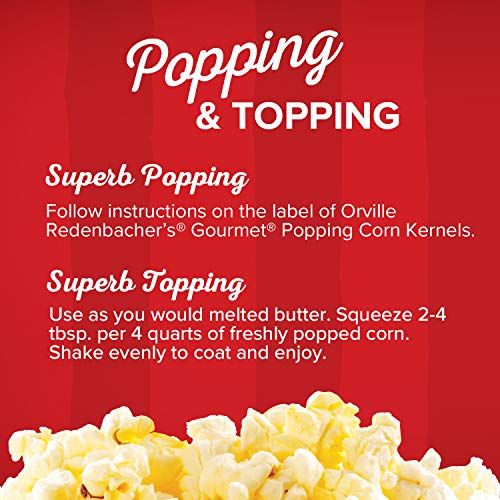 Orville Redenbacher's Popping & Topping Buttery Flavored Oil, 16 Fluid Ounce