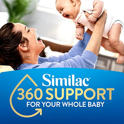 Similac® 360 Total Care®* Infant Formula, Has 5 HMO Prebiotics, Our Closest Prebiotic Blend to Breast Milk, Non-GMO,‡ Baby Formula Powder, 20.6-oz Tub