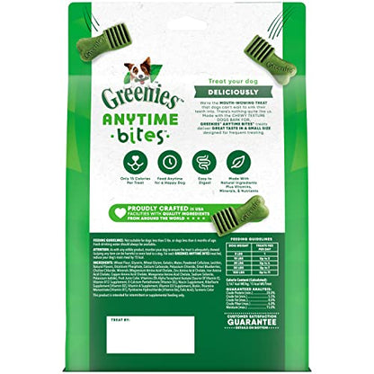 Greenies Anytime Bites Dog Treats, Blueberry Flavor, 10.3 oz. Bag