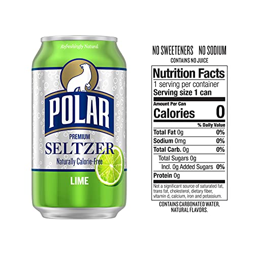 Polar Seltzer Water Original, 12 fl oz cans, 18 pack