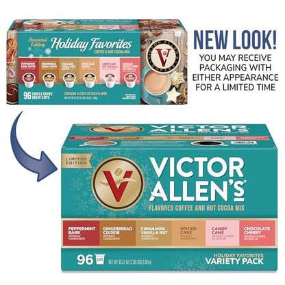 Victor Allen's Coffee Milk Chocolate Flavored Hot Cocoa Mix, 42 Count, Single Serve K-Cup Pods for Keurig K-Cup Brewers