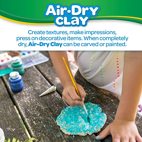 Crayola Air Dry Clay for Kids - White, Modeling Clay for Kids, Arts & Crafts, School Supplies, Teacher Classroom Must Have, 25lb