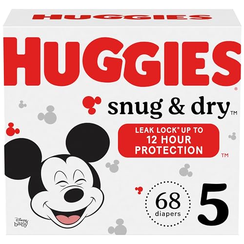 Huggies Size 2 Diapers, Snug & Dry Baby Diapers, Size 2 (12-18 lbs), 100 Count, Packaging May Vary