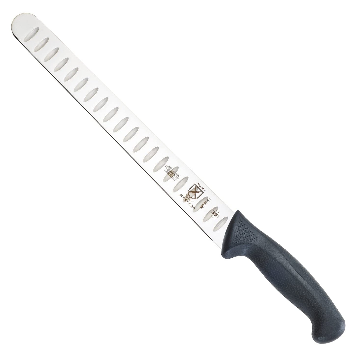 Mercer Culinary M23210 Millennia Black Handle, 10-Inch Wide Wavy Edge, Bread Knife