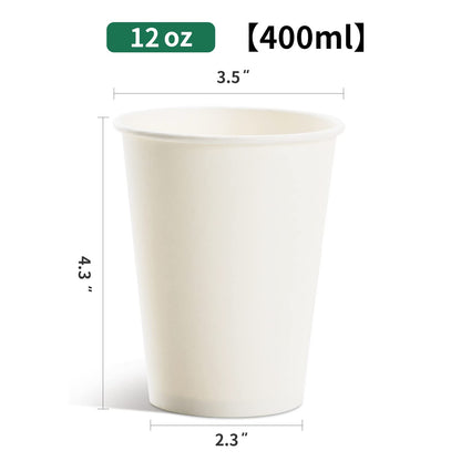 [100 Pack] 3 oz Bathroom Paper Cups, Disposable Paper Cups, Mouthwash Cups, Paper Coffee Cups, Ideal for Bathroom