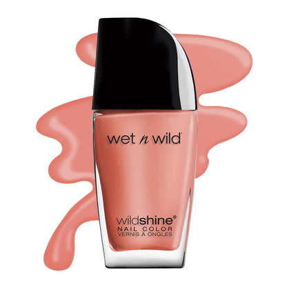 wet n wild Wild Shine Nail Polish, Teal Blue Be More Pacific, Nail Color