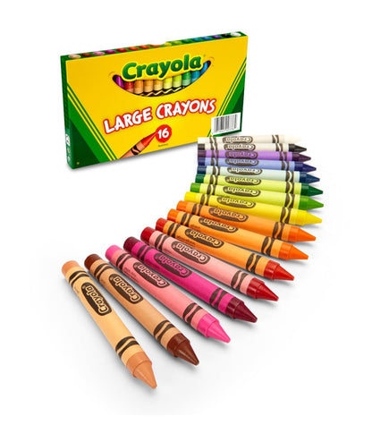 Crayola Large Crayons, Classic Colors, 16 Count