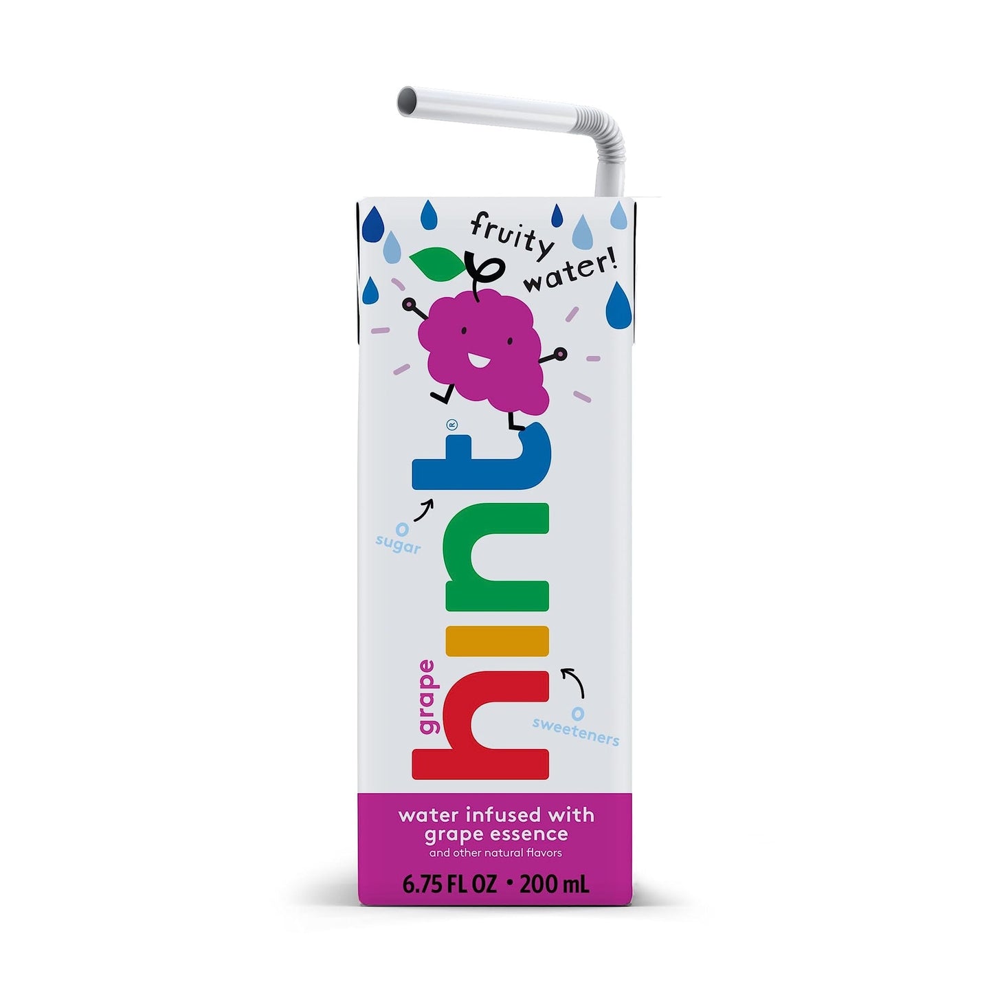 Hint Kids Water Variety, 8 Boxes, Each of: Cherry, Watermelon, Apple, & Blackberry, Zero Sugar, Zero Sweeteners, Zero Preservatives, Zero Artificial Flavors, 6.75 Fl Oz (Pack of 32)