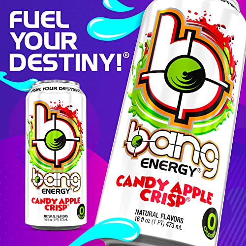 Bang Energy Bangster Berry, Sugar-Free Energy Drink, 16-Ounce (Pack of 12)