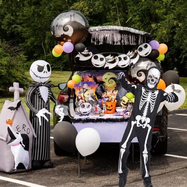 Sincere Party Kids Skeleton Costume Glow in the Dark Skeletons Halloween Skeleton Costumes for Boys and Girls