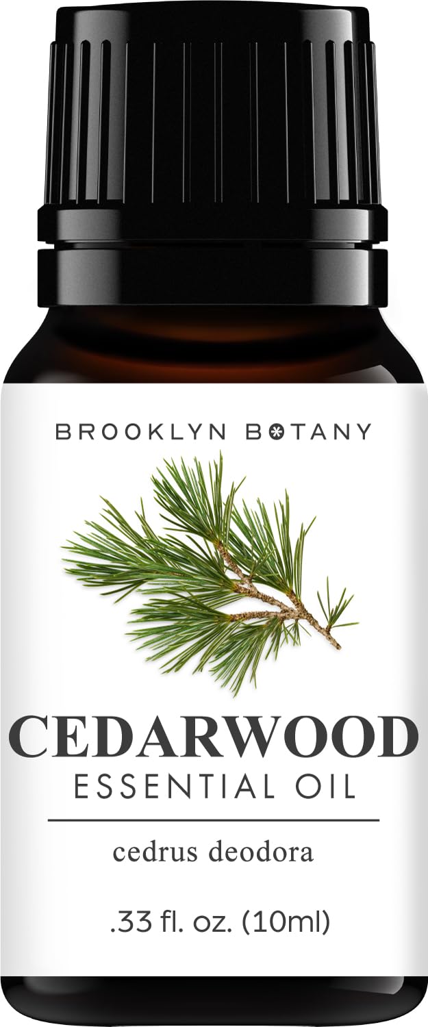 Brooklyn Botany Basil Essential Oil - 100% Pure and Natural - Premium Grade Essential Oil - for Aromatherapy and Diffuser - 0.33 Fl Oz