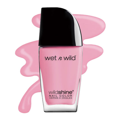 wet n wild Wild Shine Nail Polish, Teal Blue Be More Pacific, Nail Color