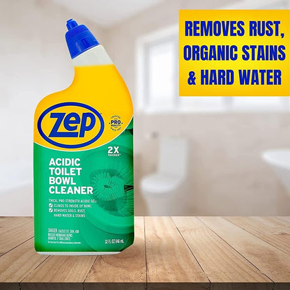 Zep Acidic Toilet Bowl Cleaner, 32 Oz