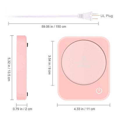 VOBAGA Mug Warmer for Coffee, Electric Coffee Warmer for Desk with Auto Shut Off, 3 Temperature Setting Smart Cup Warmer for Heating Coffee, Beverage, Milk, Tea and Hot Chocolate (No Cup)