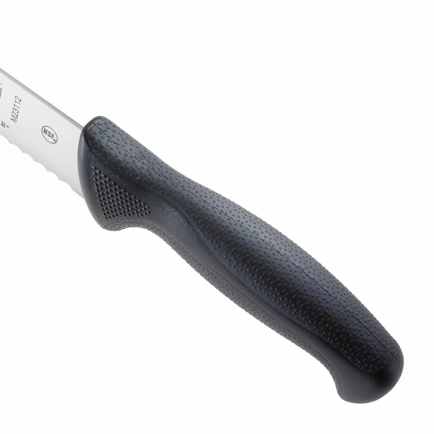 Mercer Culinary M23210 Millennia Black Handle, 10-Inch Wide Wavy Edge, Bread Knife