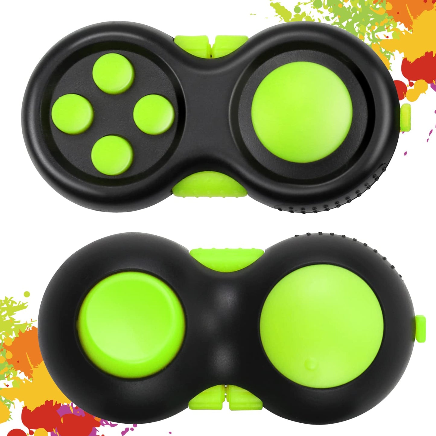 WTYCD Original Fidget Toy Game, Rubberized classical Controller Fidget Concentration Toy with 8-Fidget Functions and Lanyard - Excellent for Relieving Stress and Anxiety